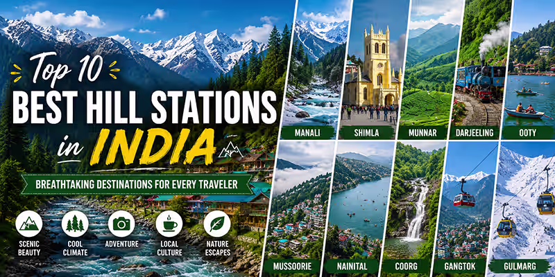 10 Best Hill Stations in India to Visit in 2026